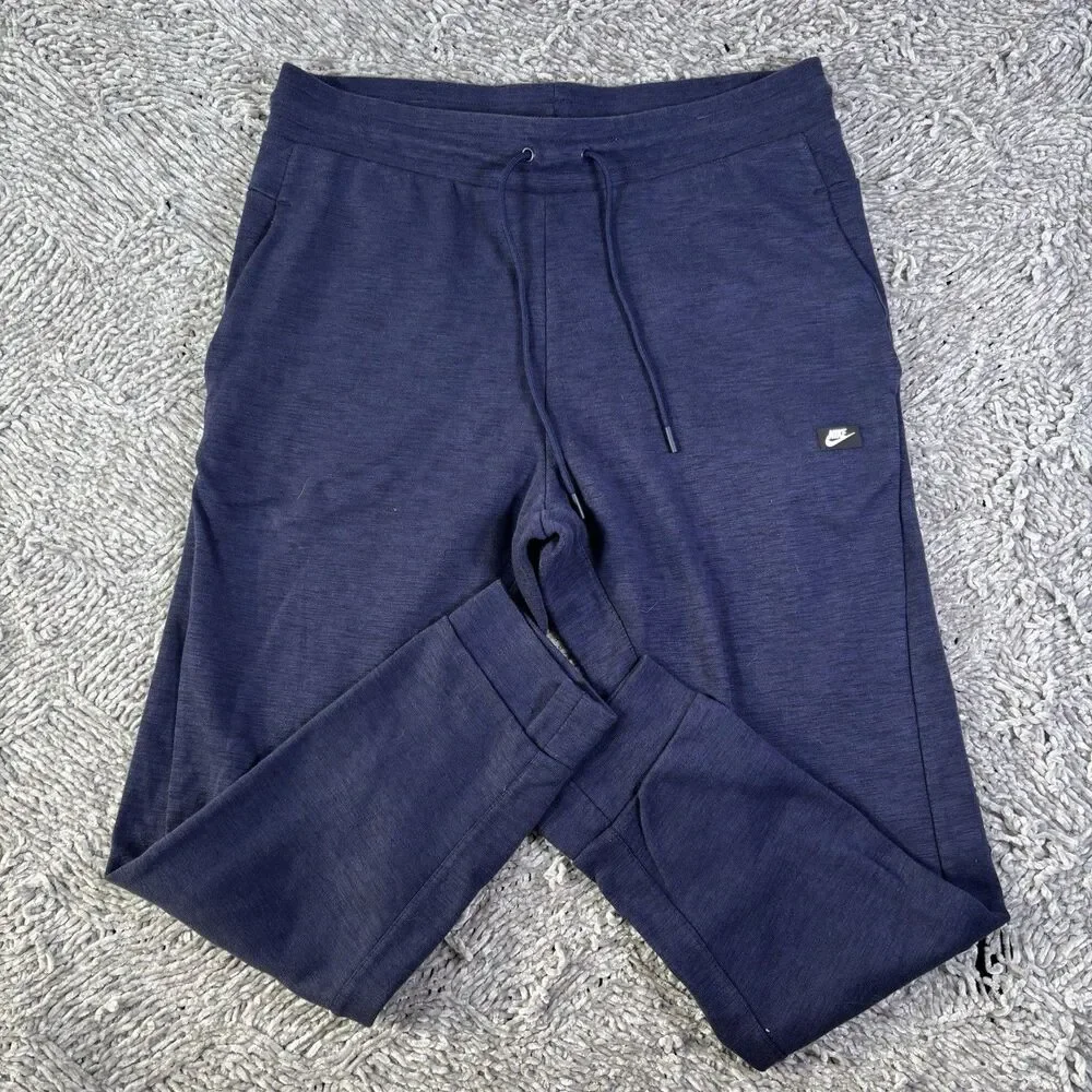 Nike Sportswear Optic Joggers Mens XL Navy Blue Activewear Training Gym Winter